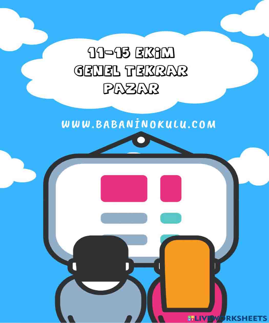 11-15 EKİM TEKRAR PAZAR