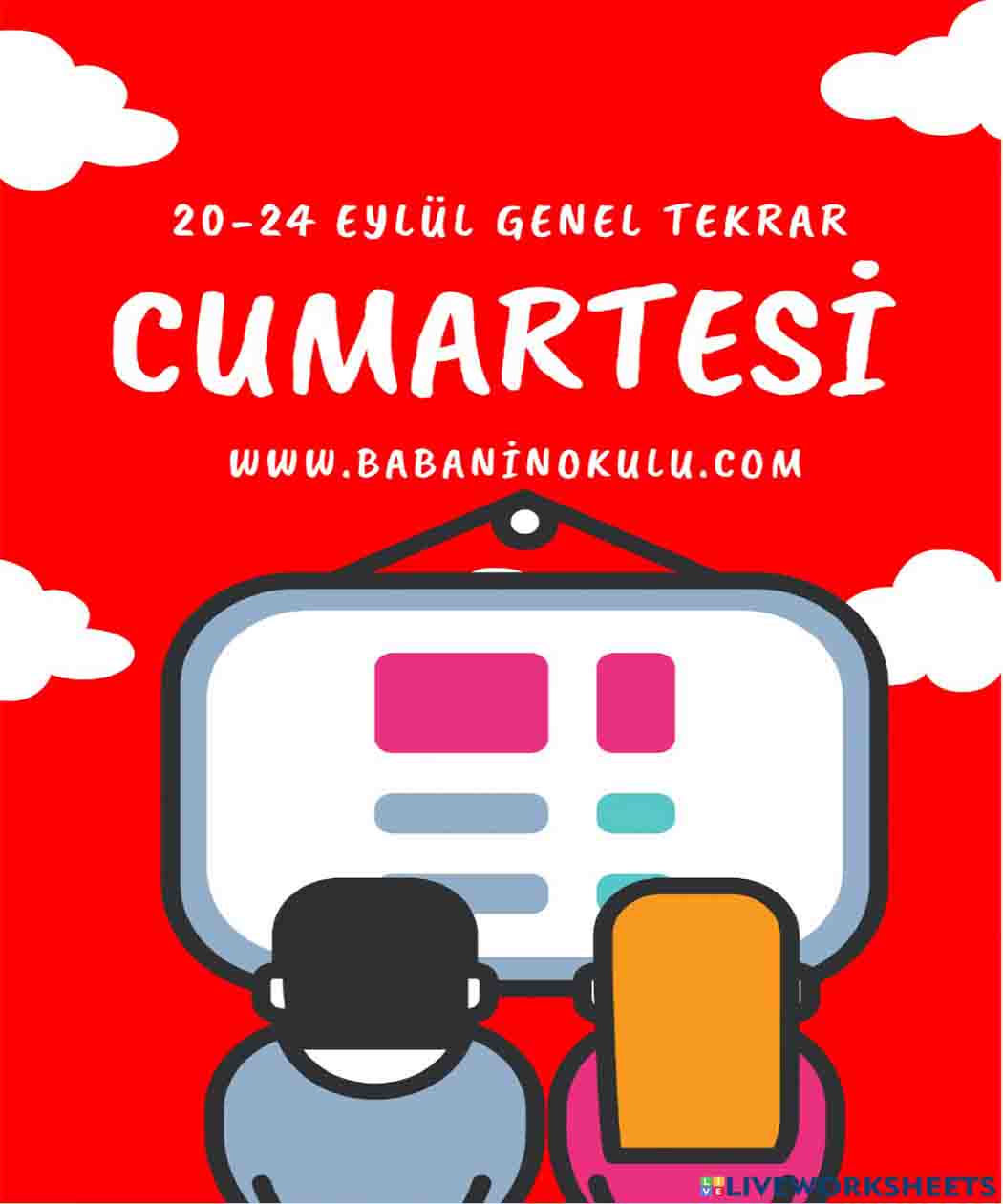 20-24 EYLÜL TEKRAR CUMARTESİ