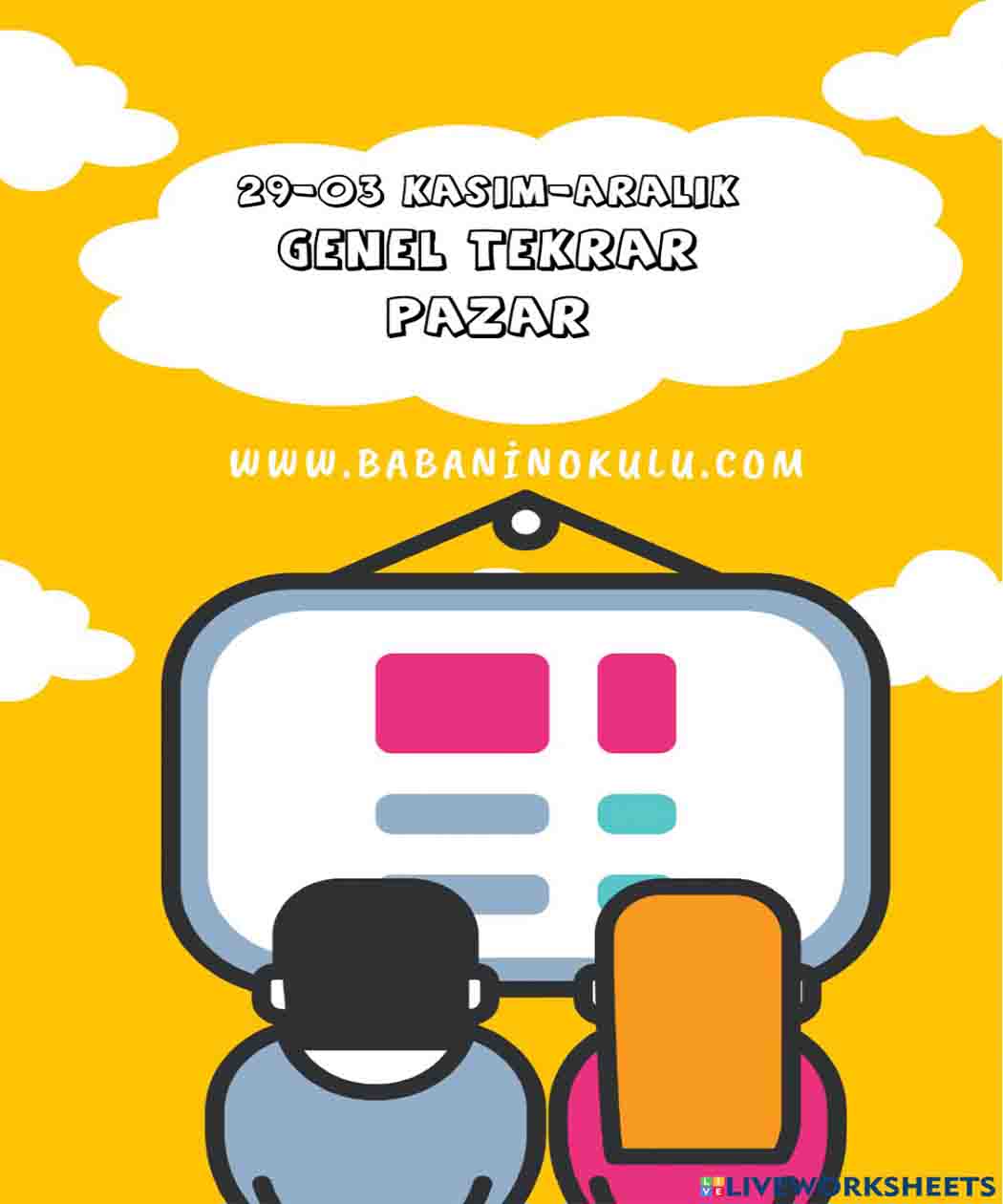 29 KASIM-03 ARALIK GENEL TEKRAR PAZAR
