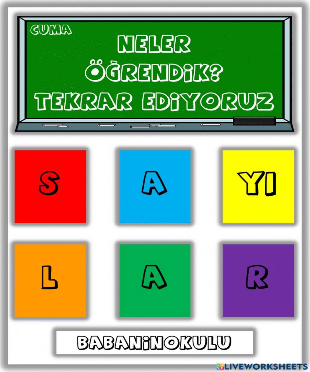 NELER ÖĞRENDİK? – TEKRAR EDİYORUZ – CUMA (04.02.2022)