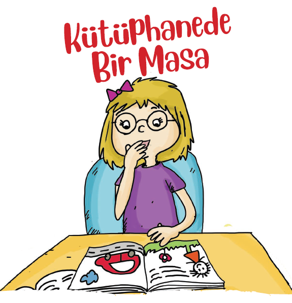 KÜTÜPHANEDE BİR MASA