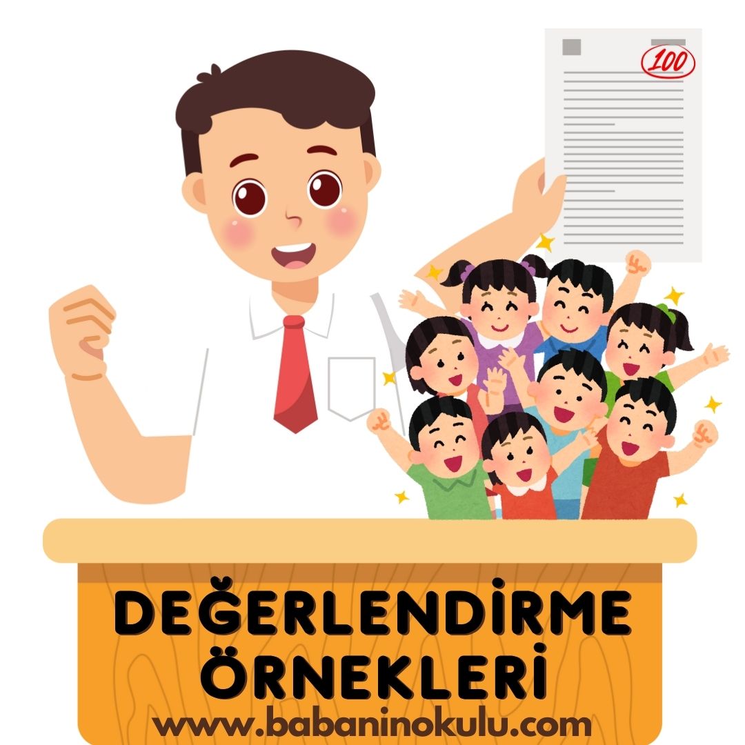 MAARİF VE EÇE MODELİNE UYGUN DEĞERLENDİRME ÖRNEKLERİ