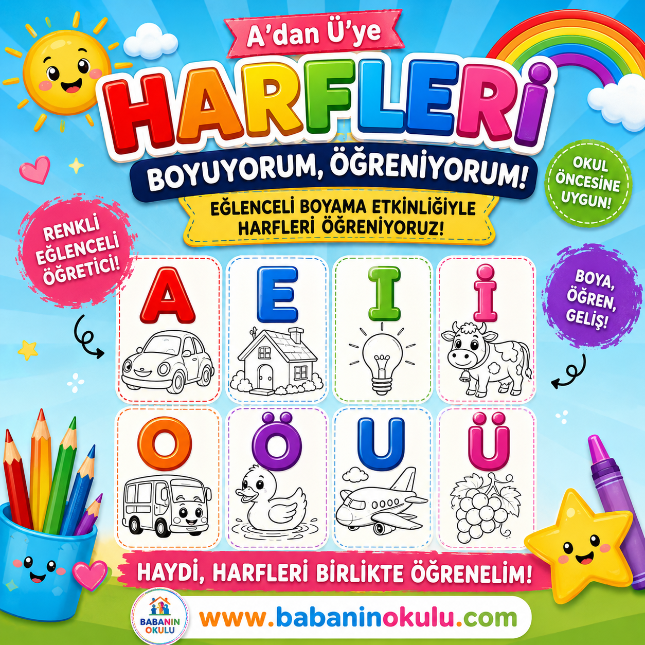HARFLERİ ÖĞRENİYORUM