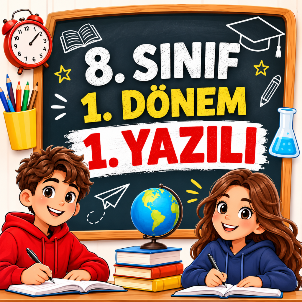 8. SINIF 1. DÖNEM 1. YAZILI HAZIRLIK SORULARI